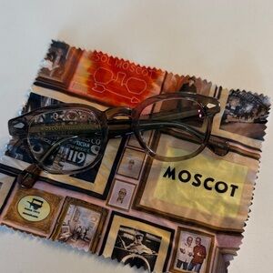 MOSCOT Brown Ash Lemtosh Glasses